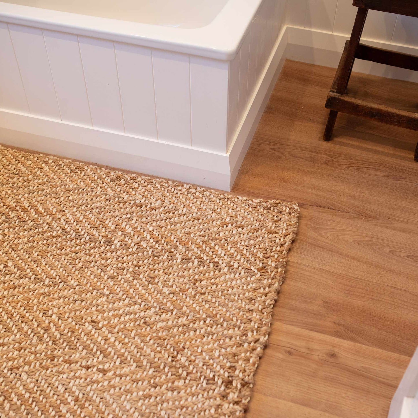 Chunky Herringbone Weave Jute Mats