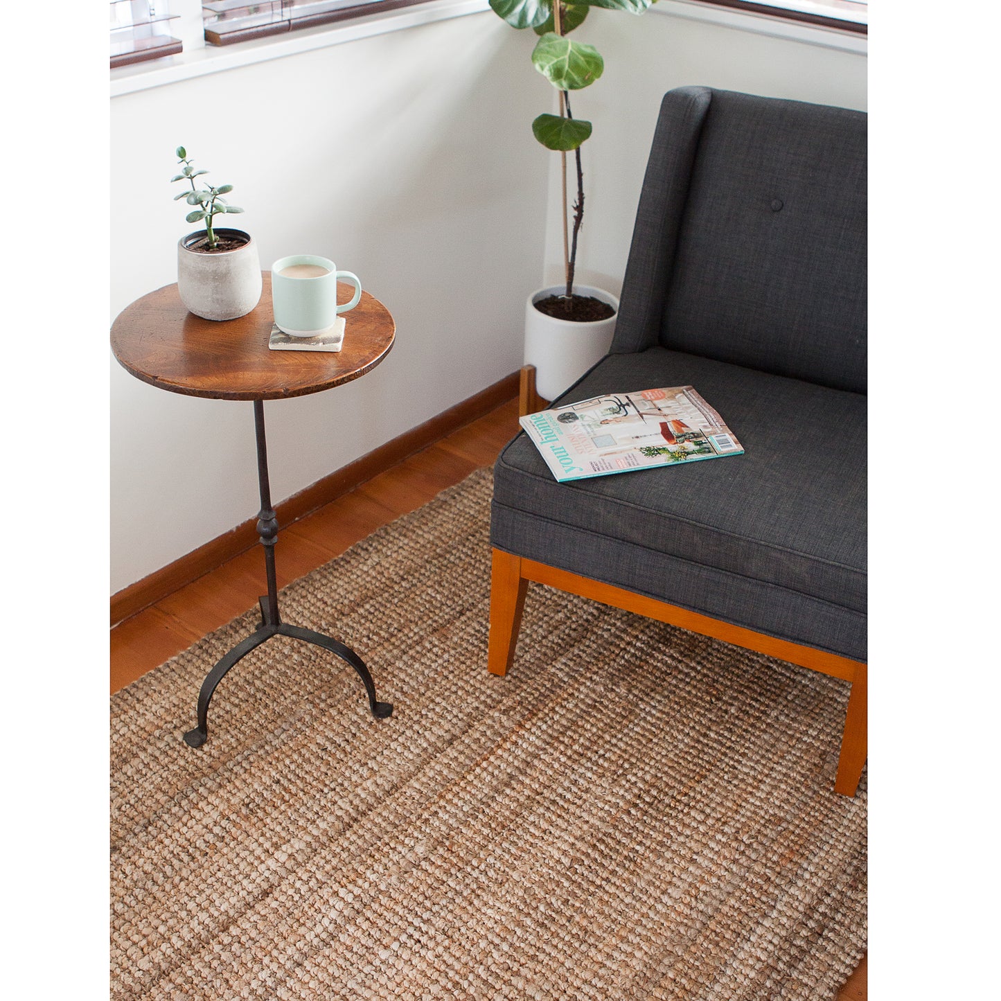 Bouclé Weave Jute Mats