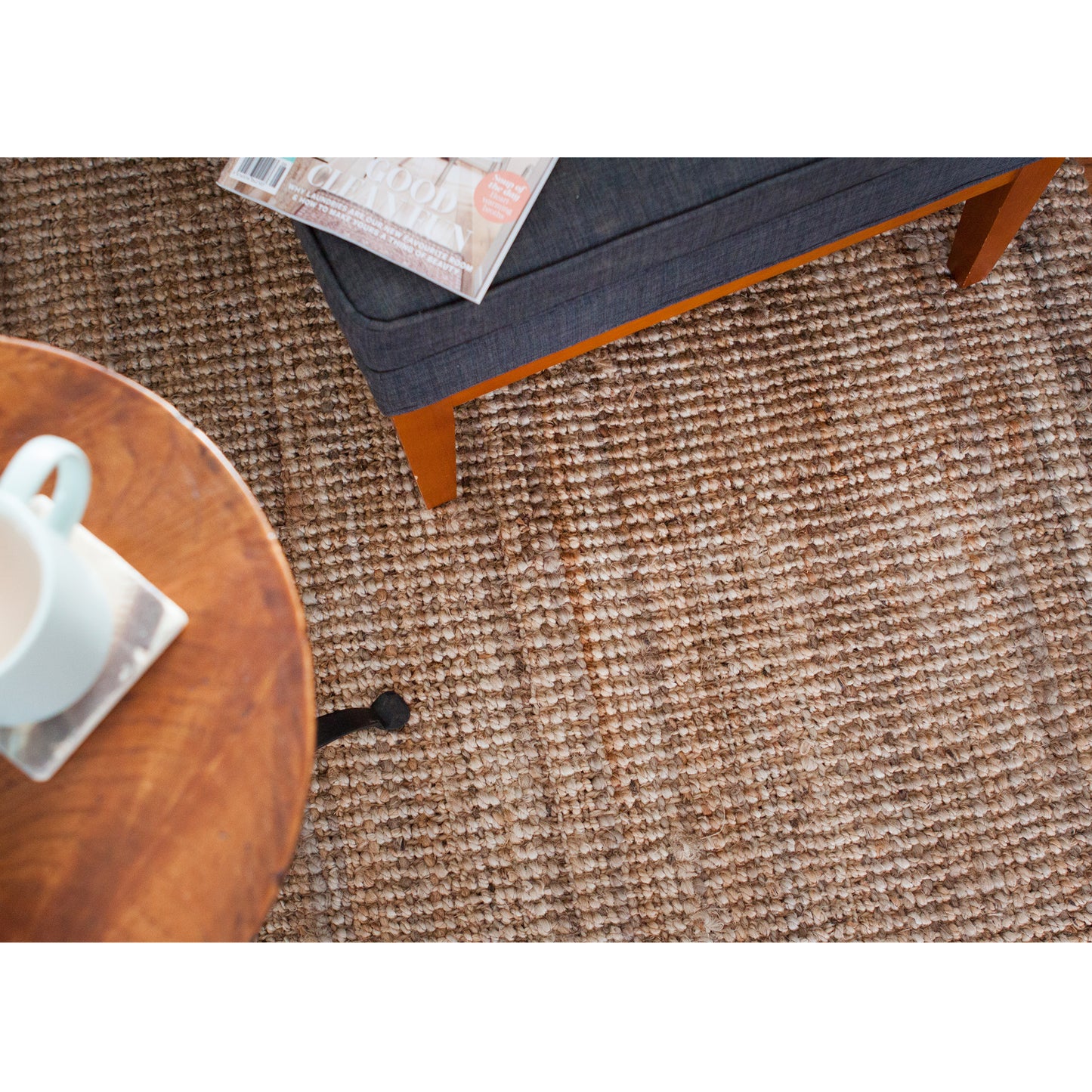 Bouclé Weave Jute Mats