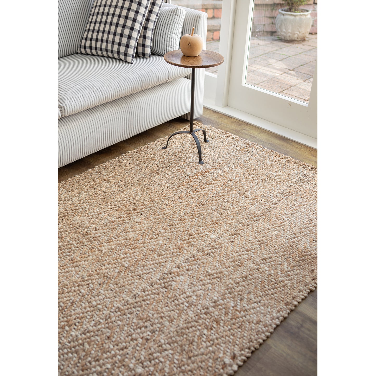 Chunky Herringbone Weave Jute Mats