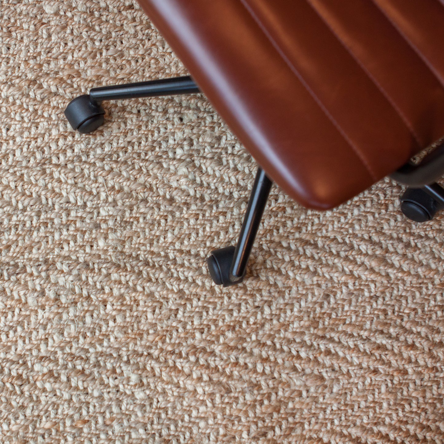 Chunky Herringbone Weave Jute Mats