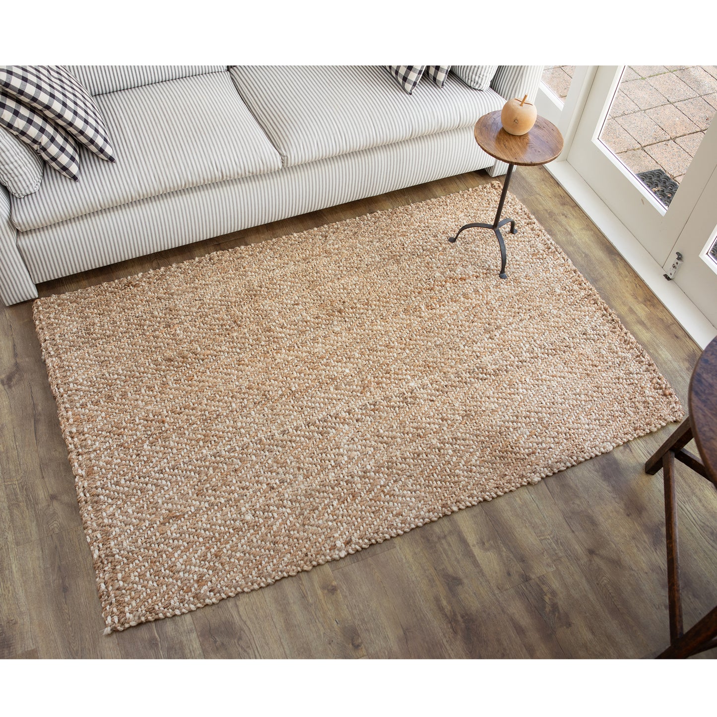 Chunky Herringbone Weave Jute Mats