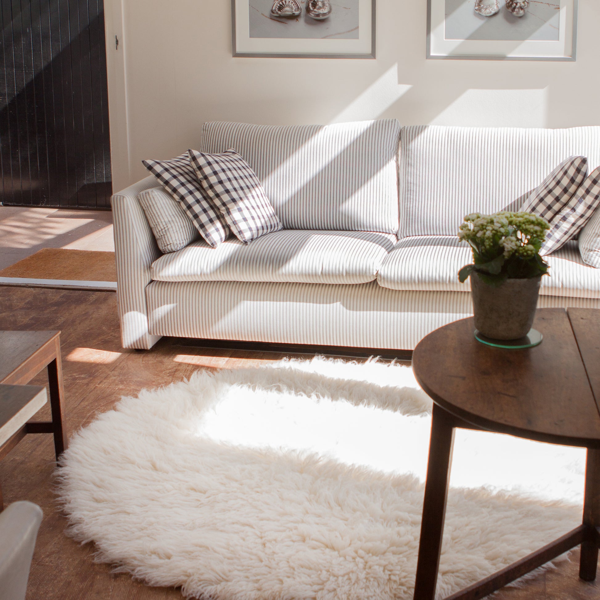 The Flokati rug is an anciently crafted woollen rug from Greece and has been for some time made from NZ wool. A lovely, natural, smart or casual look and always a popular choice. Made in Greece. Available in 7 sizes including one round one.