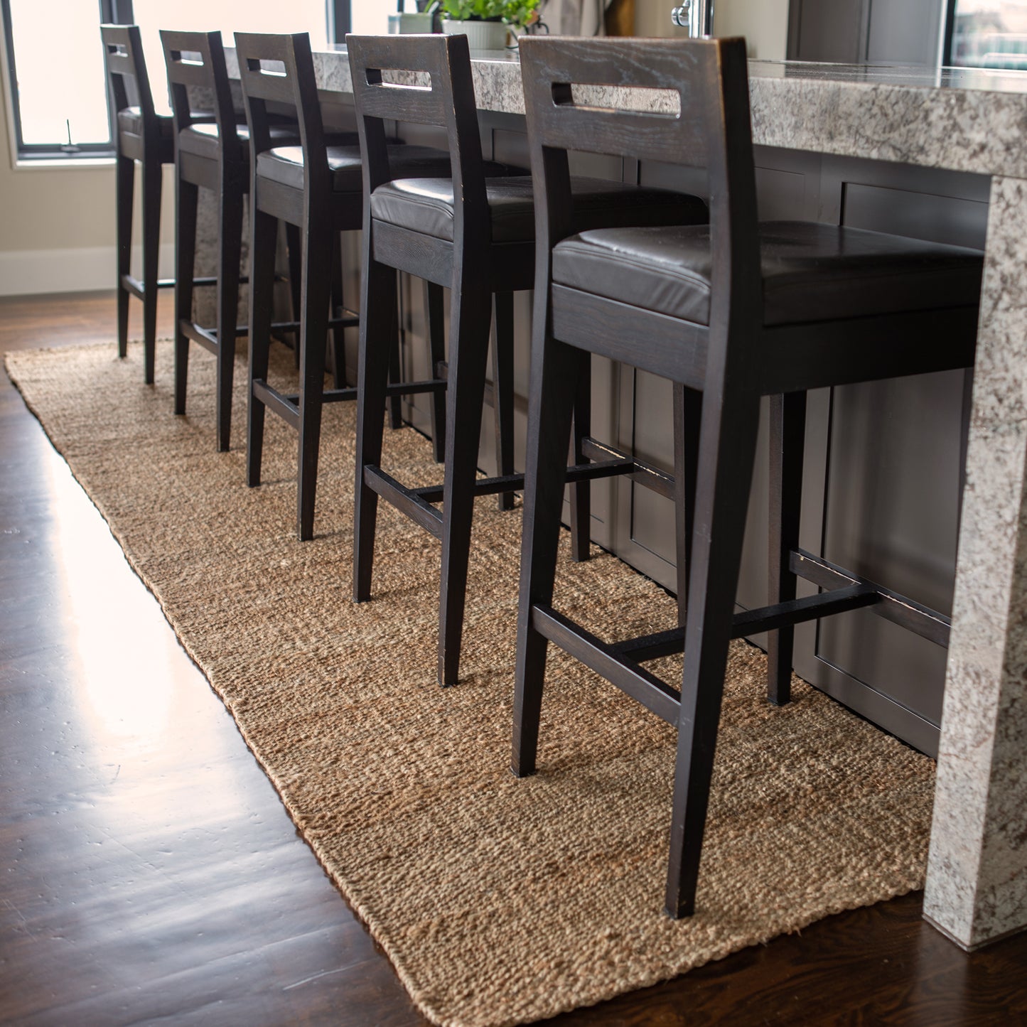 French Carpet Weave Jute Mats