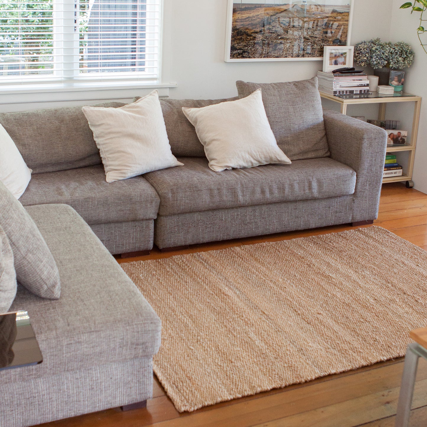 French Carpet Weave Jute Mats