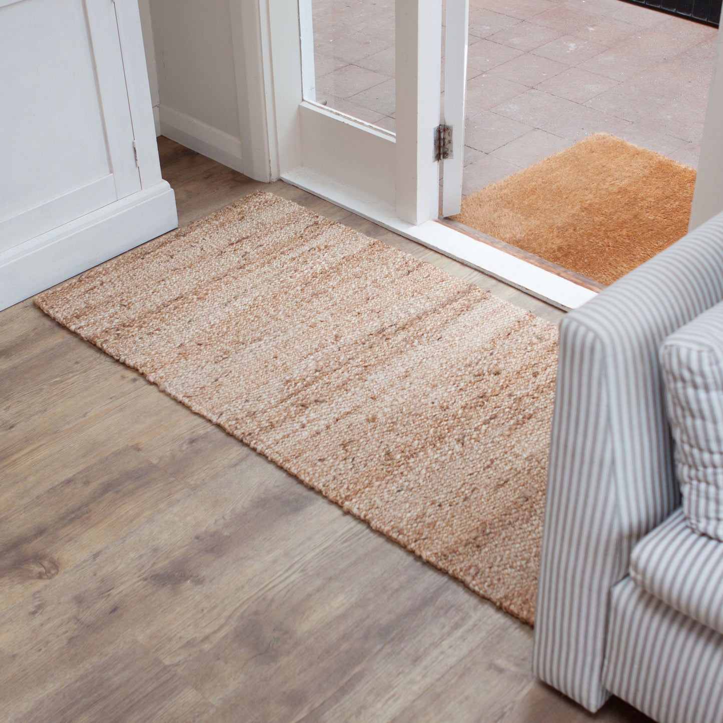 French Carpet Weave Jute Mats