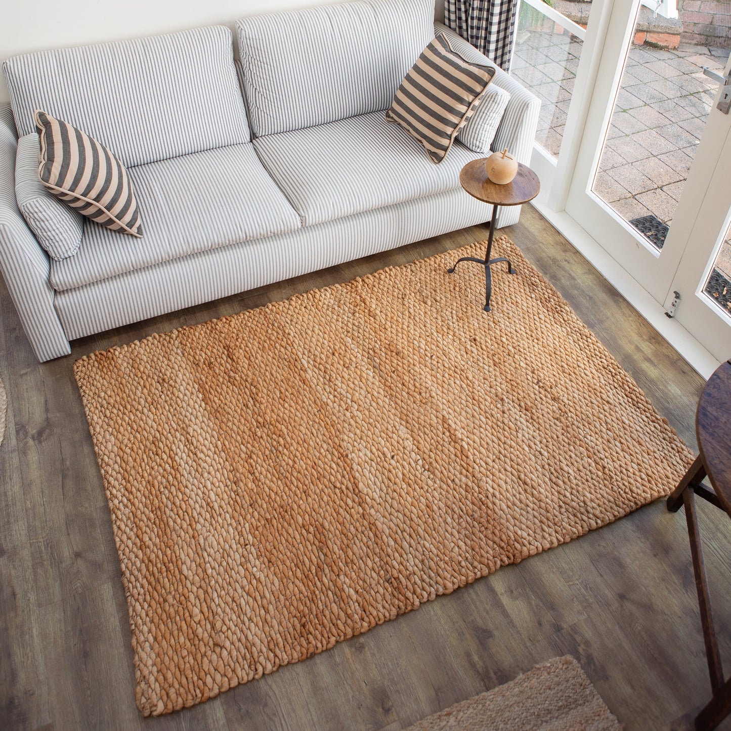 Ripple Weave Jute Mats