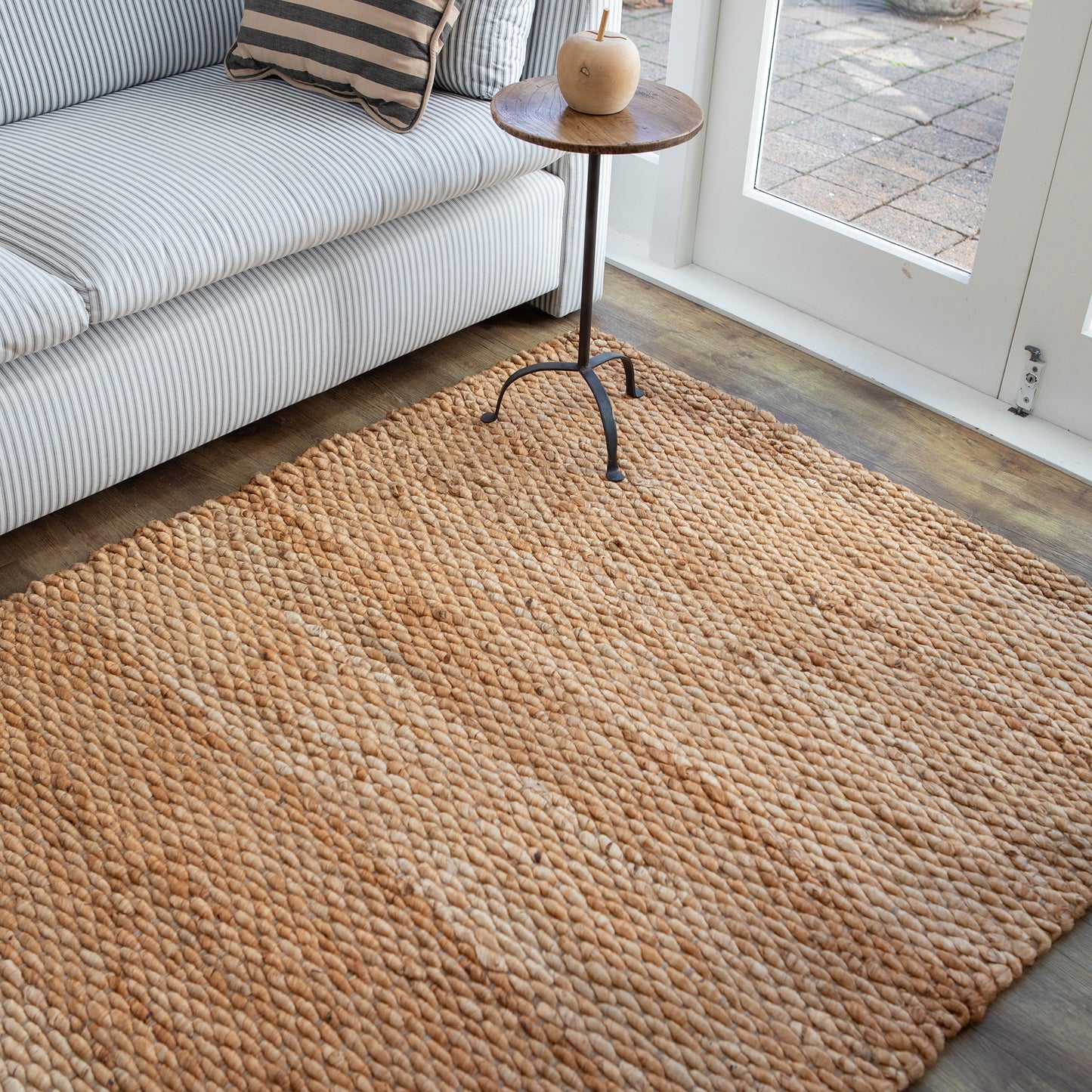 Ripple Weave Jute Mats