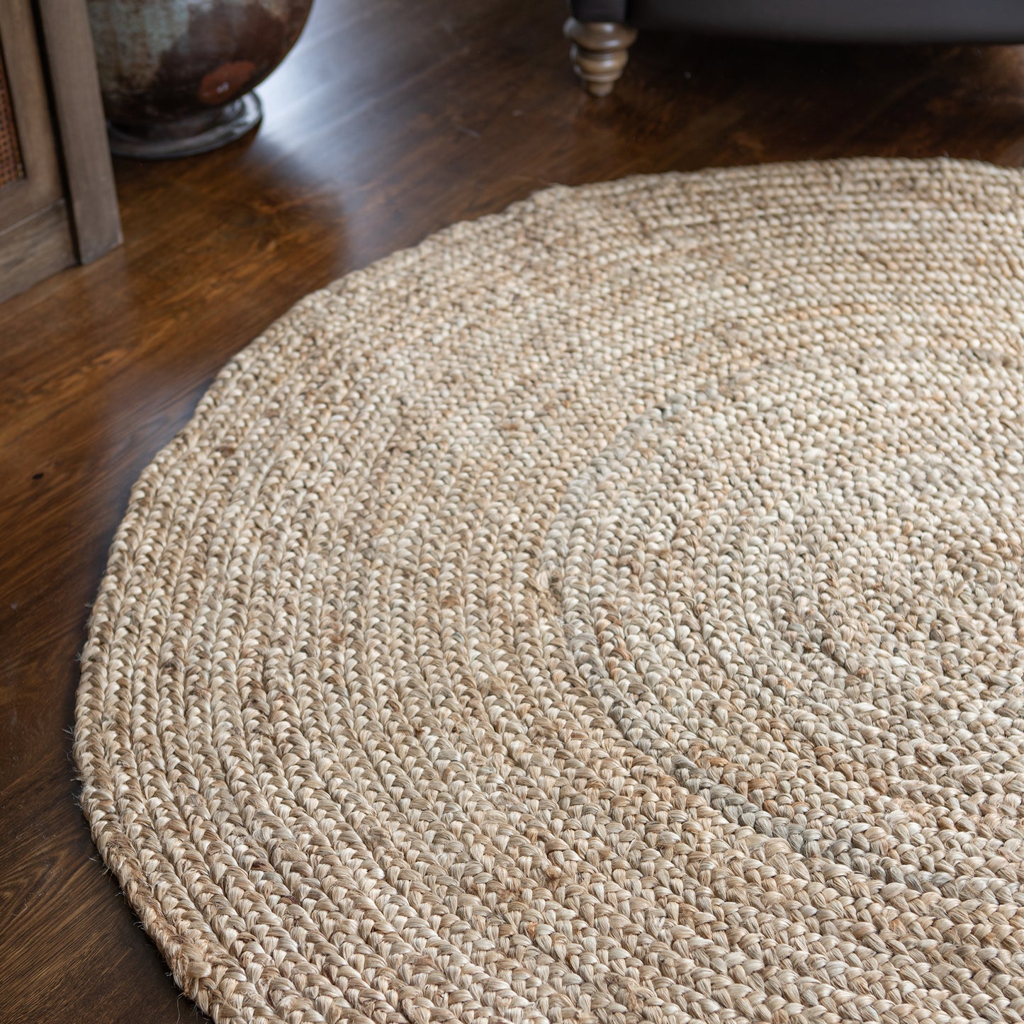 Round Shaker Weave Jute Mats