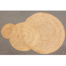 Load image into Gallery viewer, Round Shaker Weave Jute Mats